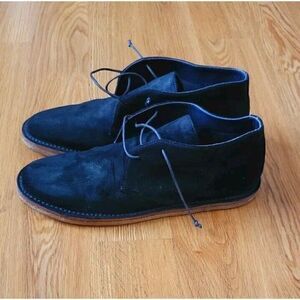 Vince Parsons Suede Chukka Booties Men's Size 10 Black